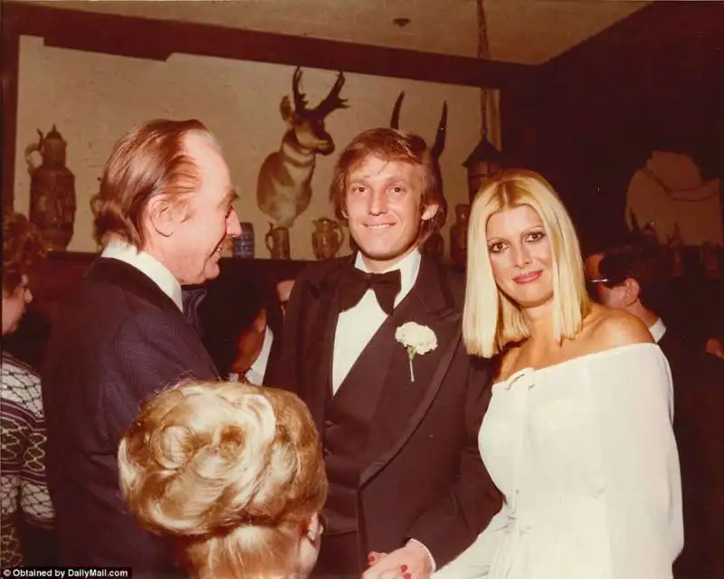 ivana e donald trump con il padre fred