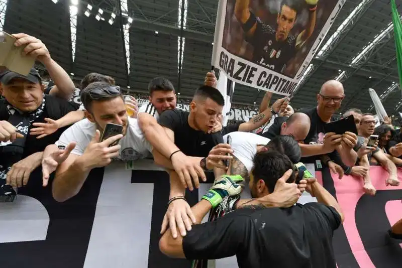 L'ultima partita di Buffon con la maglia della Juve