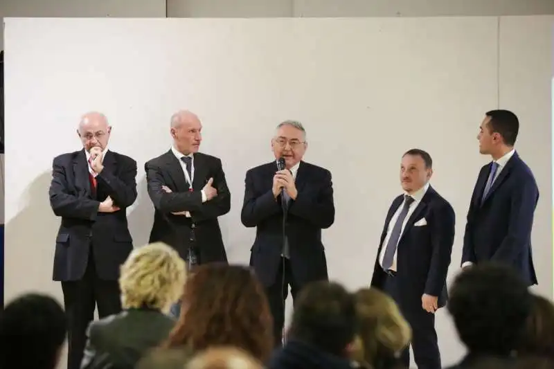 lannutti con di maio e carelli