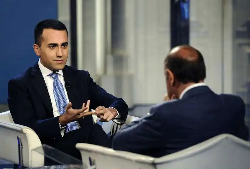 LUIGI DI MAIO BRUNO VESPA