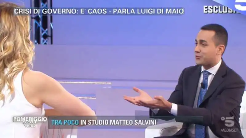 luigi di maio da barbara d urso a pomeriggio 5  4