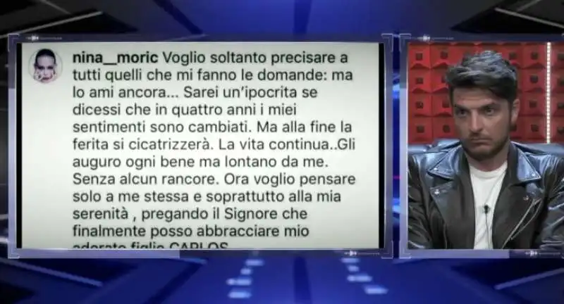 luigi favoloso legge i post di nina moric