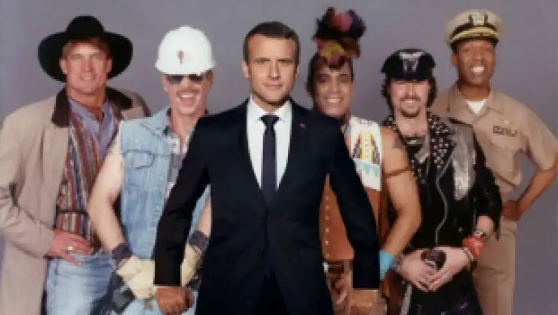 macron village people