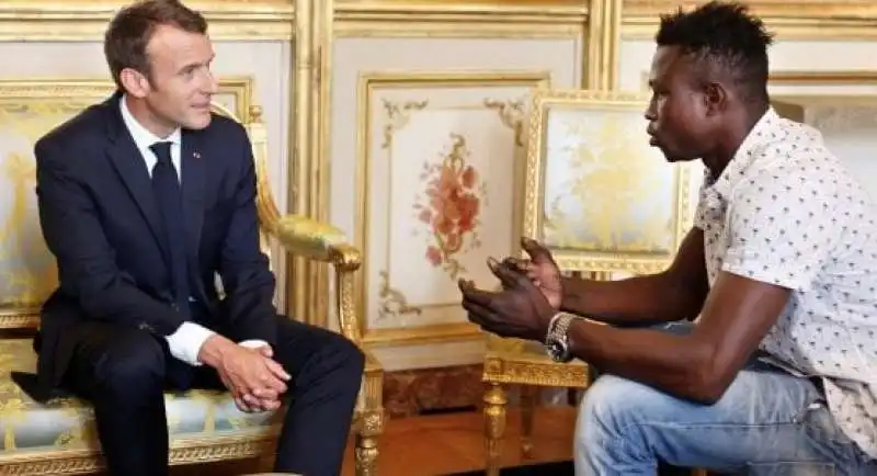 mamoudou gassama e macron 1