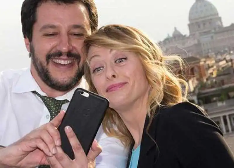 MATTEO SALVINI GIORGIA MELONI