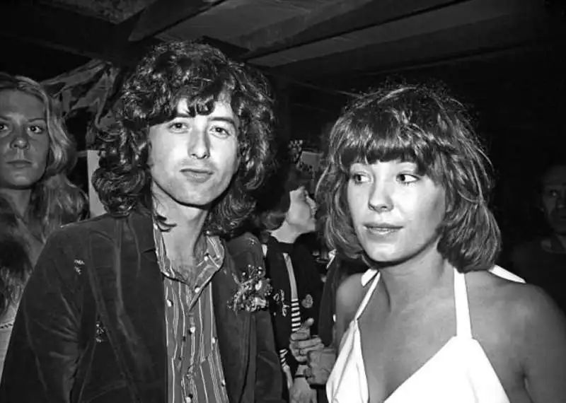 pamela des barres e jimmy page