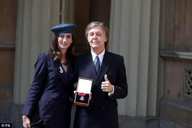 paul mccartney con la moglie nancy shevell 1