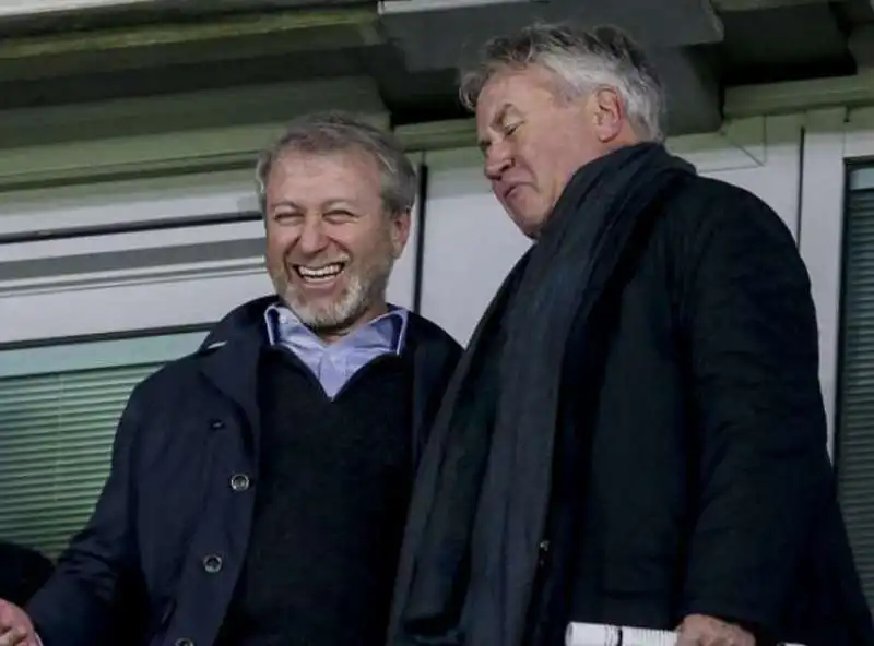 roman abramovic e guus hiddink 1