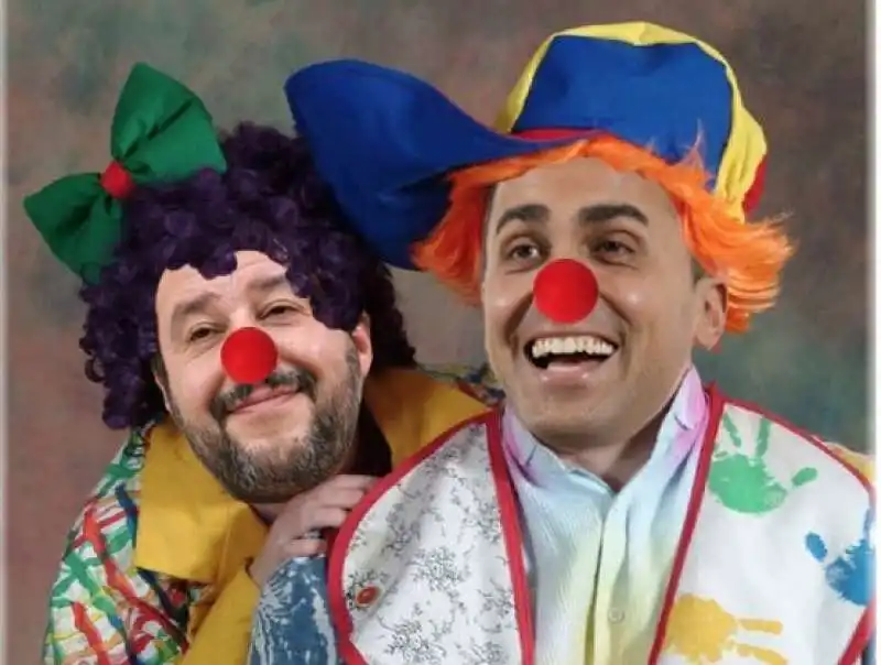 SALVINI DI MAIO PROVA COSTUME