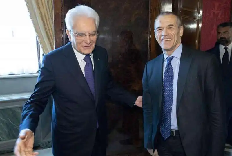 sergio  mattarella  carlo cottarelli