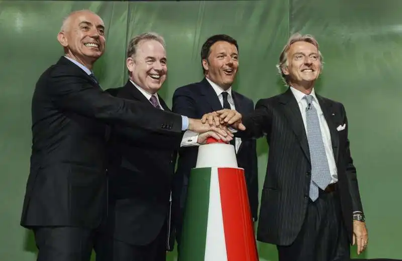 silvano cassano james hogan matteo renzi luca cordero di montezemolo 