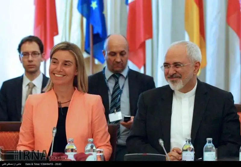 zarif  mogherini  