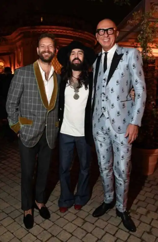 alessandro borghi,alessandro michele e marco bizzari