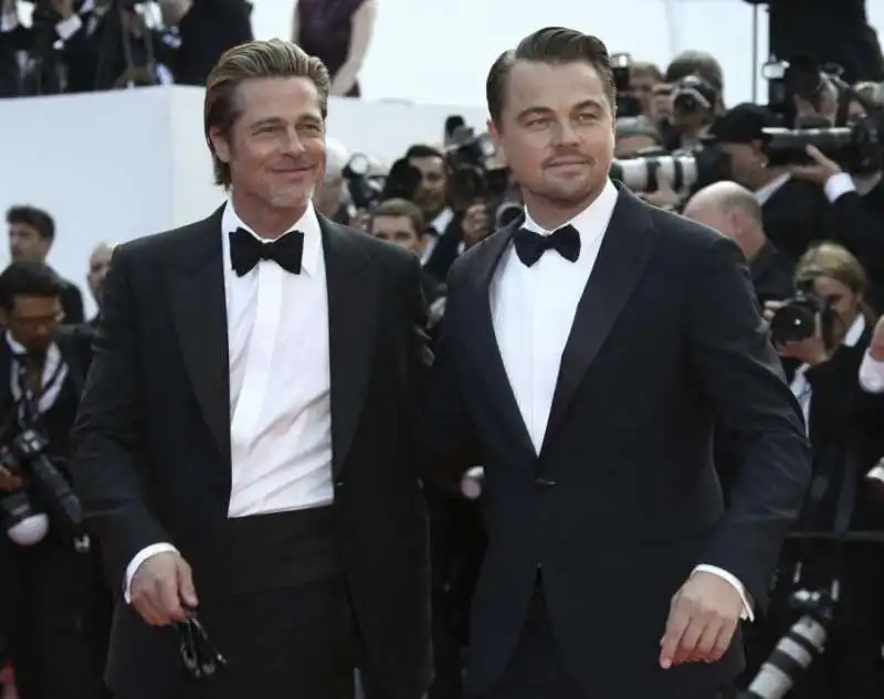 brad pitt e leonardo dicaprio sul red carpet di cannes 6