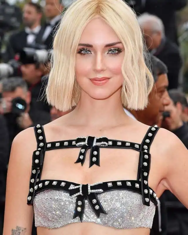 chiara ferragni a cannes con taglio nuovo