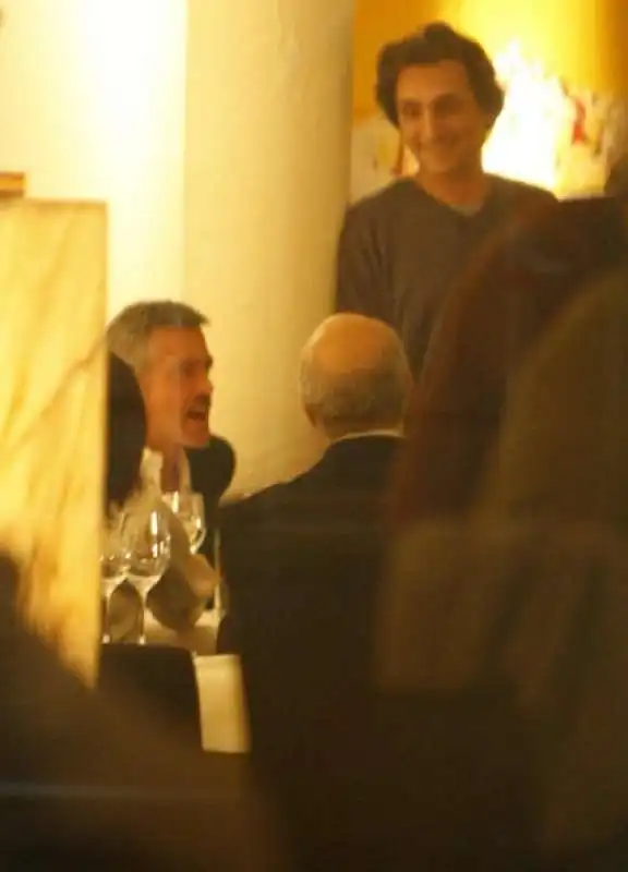 george clooney al ristorante bocca di bacco a berlino