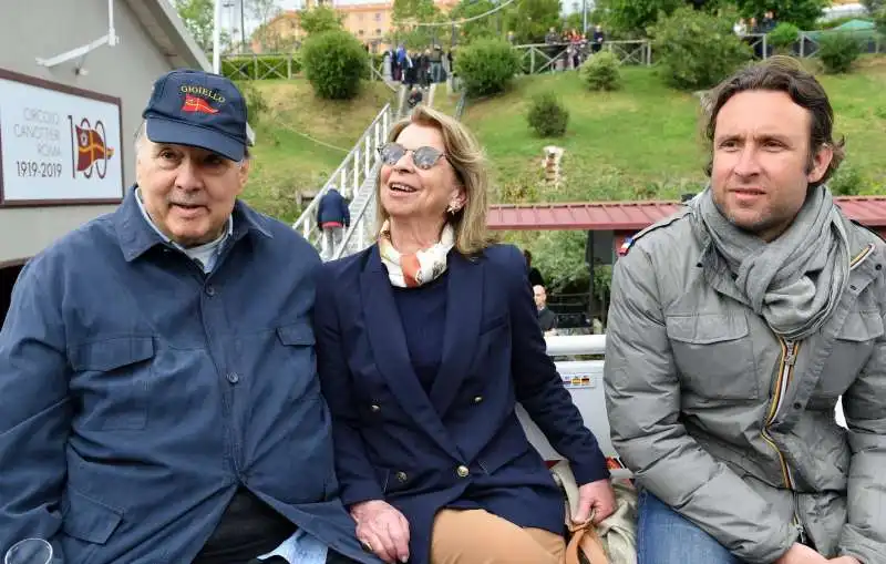 giampiero galeazzi con la moglie laura e il figlio gianluca foto di bacco