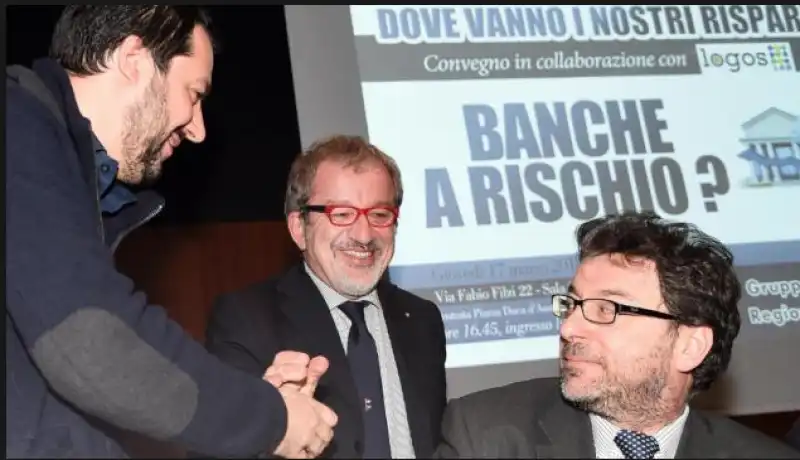 giorgetti maroni salvini