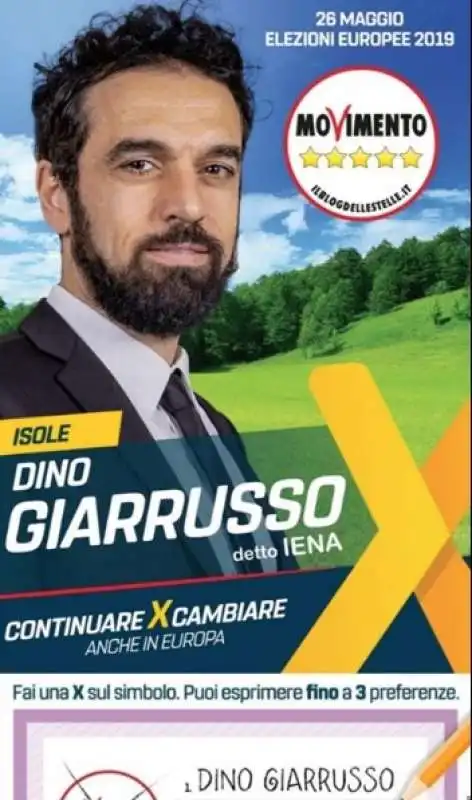 I MANIFESTI ELETTORALI DI DINO GIARRUSSO