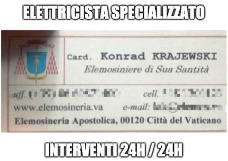 Il meme su Konrad Krajewski
