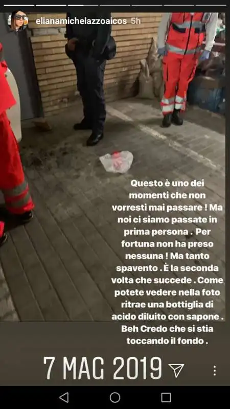 il presunto attacco con l acido di prati e michelazzo