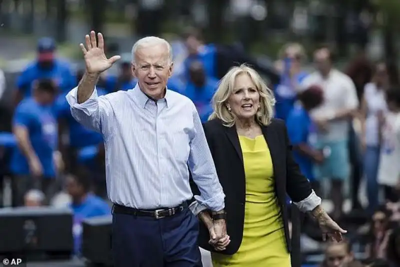 joe e jill biden a philadelphia