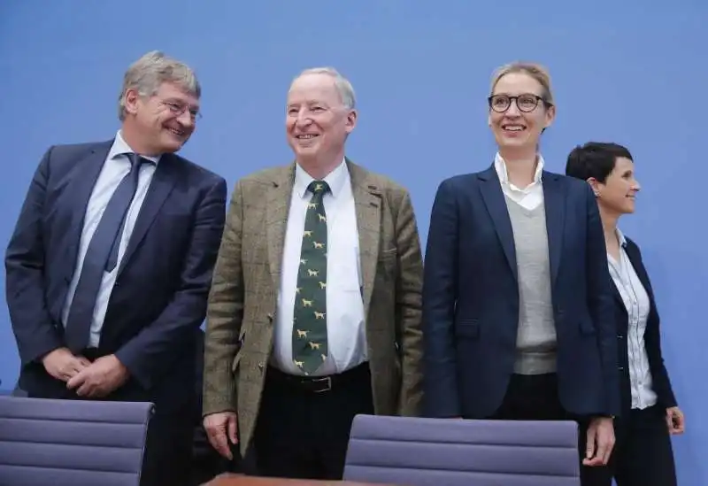 joerg meuthen alexander gauland alice weidel frauke petry