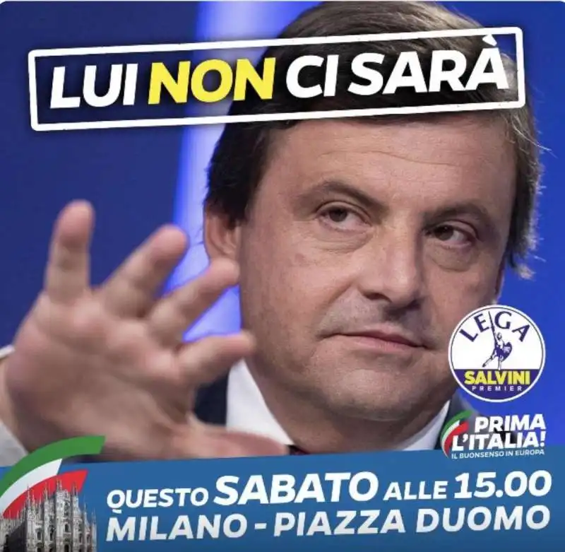 LA CAMPAGNA SOCIAL DI SALVINI CONTRO CALENDA