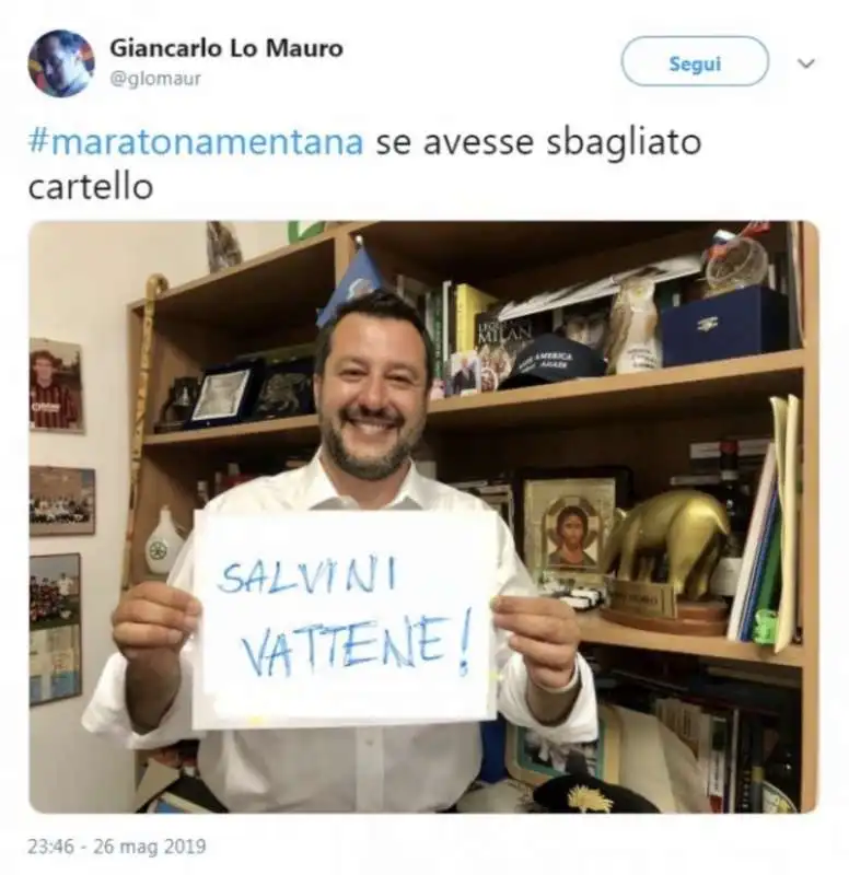 la libreria di salvini vista da twitter 3