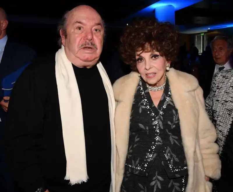 lino banfi e gina lollobrigida foto di bacco