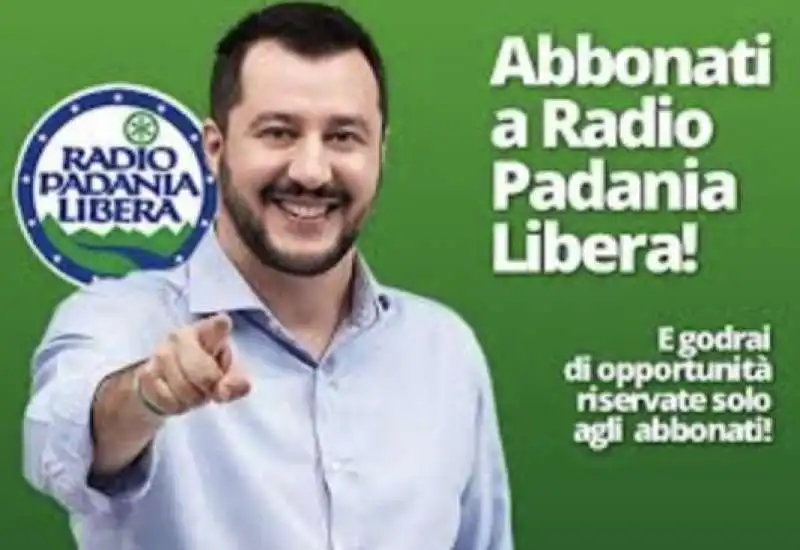 matteo salvini radio padania libera 1