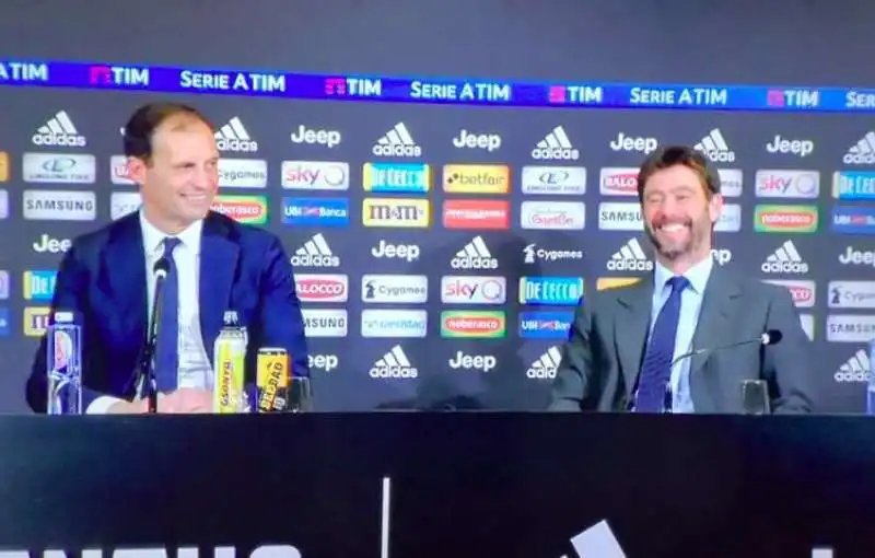 MAX ALLEGRI ANDREA AGNELLI