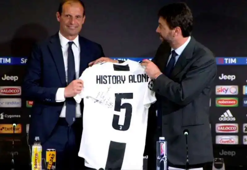 MAX ALLEGRI ANDREA AGNELLI