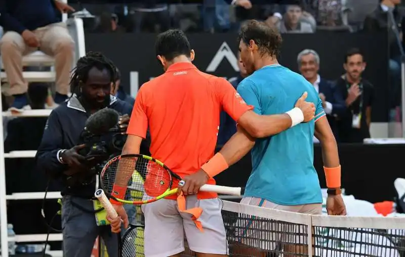 Nole Djokovic e Rafael Nadal Foto Mezzelani GMT33