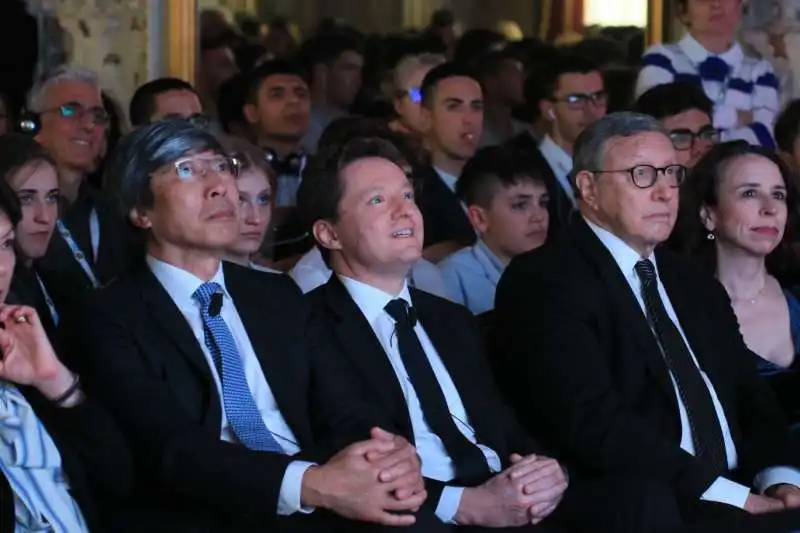  patrick soon shiong andrea ceccherini norman pearlstine con la moglie jane 