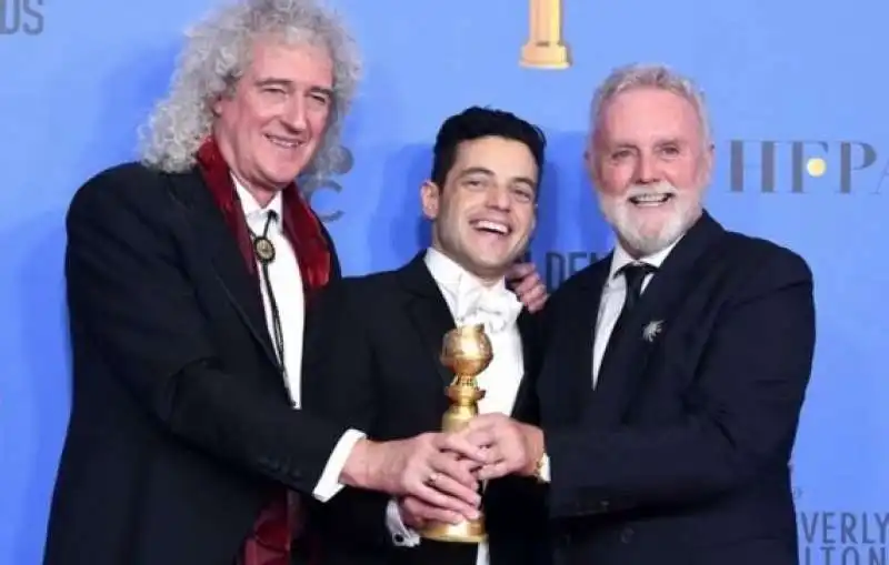 rami malek, roger taylor, brian may 1