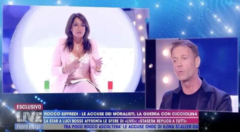 rocco siffredi a live non e' la d'urso 3