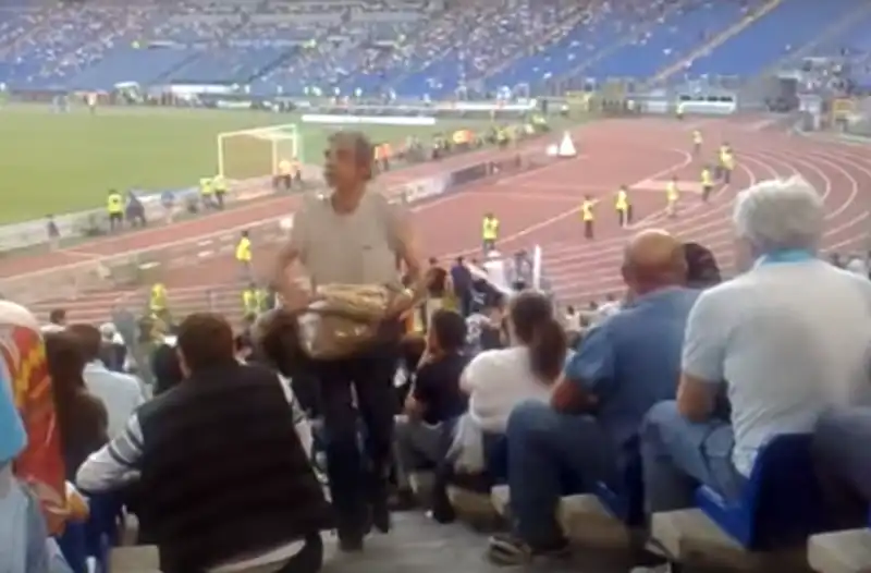 rolando il nocciolinaro dell'olimpico