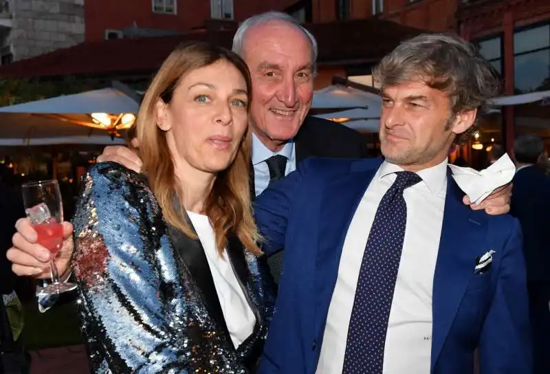 selvaggia bertelli con il padre ildebrando e stefano antoniozzi