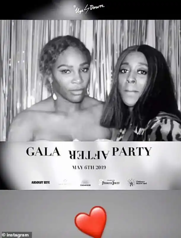 serena williams after party