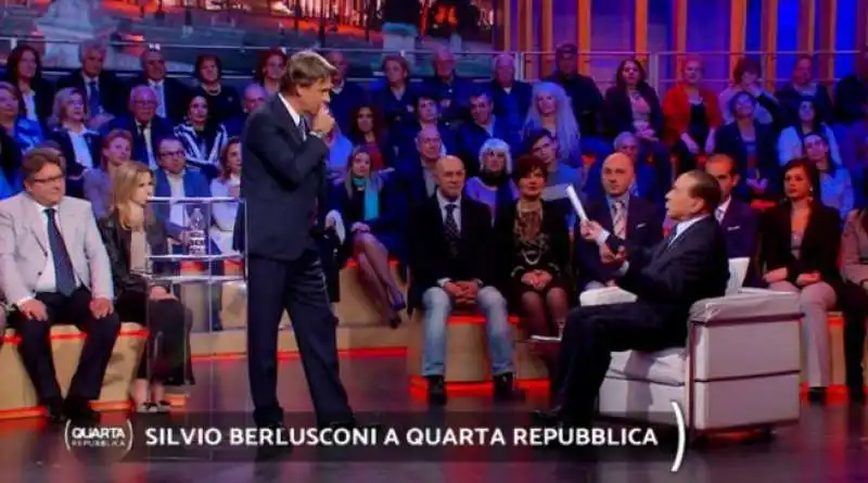 SILVIO BERLUSCONI A QUARTA REPUBBLICA 