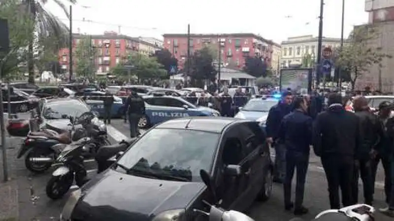 sparatoria  a piazza nazionale napoli