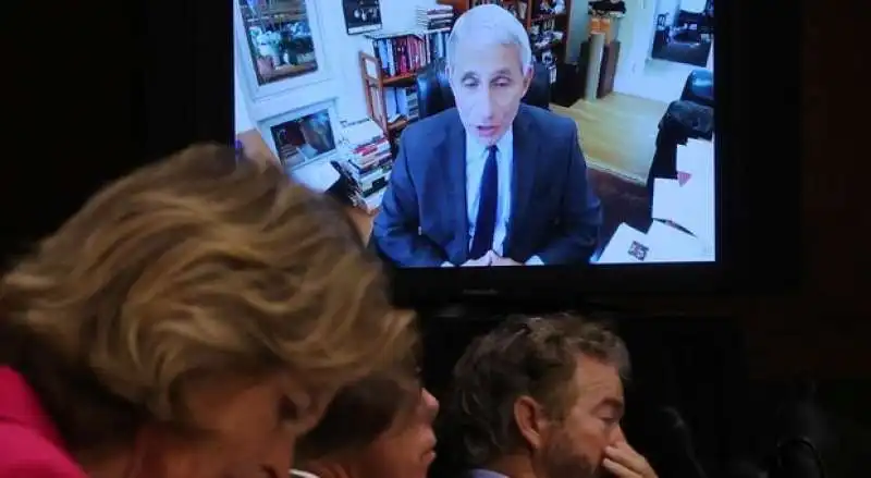  ANTHONY FAUCI IN VIDEO CONFERENZA CON IL SENATO