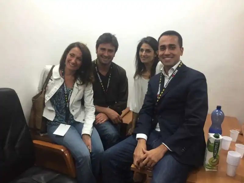 CARLA RUOCCO ALESSANDRO DI BATTISTSA VIRGINIA RAGGI LUIGI DI MAIO