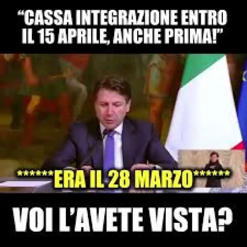 conte - cassa integrazione