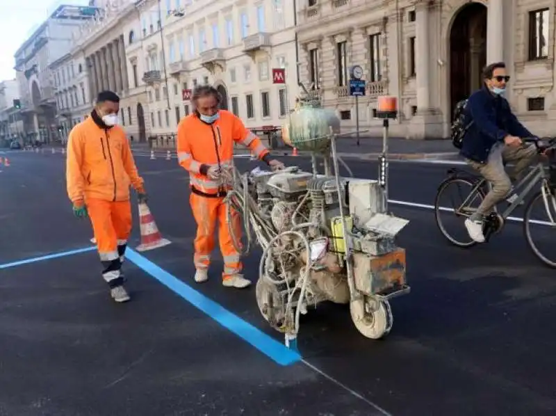 coronavirus lavori in strada