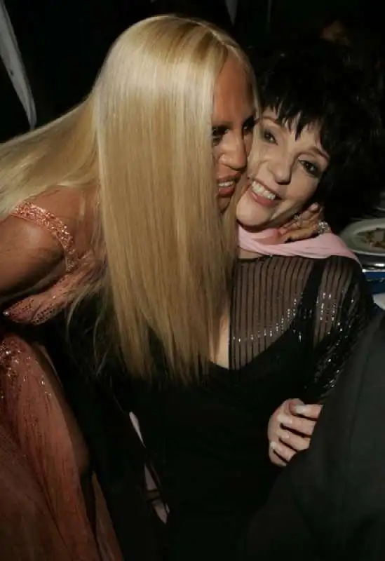 donatella versace liza minnelli