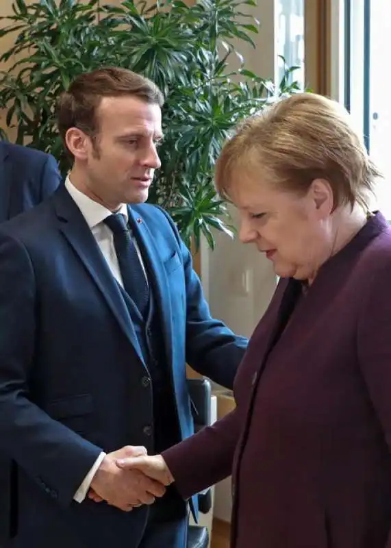 EMMANUEL MACRON ANGELA MERKEL