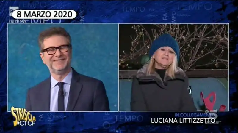 FABIO FAZIO E LUCIANA LITTIZZETTO 