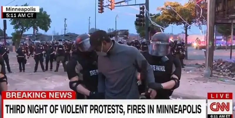 giornalista cnn arrestato a minneapolis 2